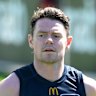 Lachie Neale at training on Tuesday.