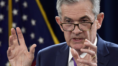 Federal Reserve chair Jerome Powell, whose term ends early next year.