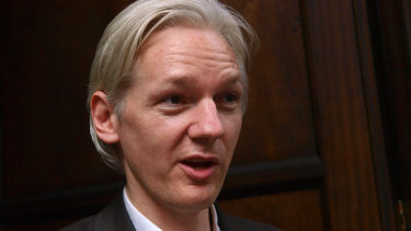 In his earlier years: Founder and editor of the WikiLeaks website, Julian Assange.