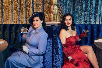 Allison Tolman and Lana Parrilla in season 2 of Why Women Kill. 