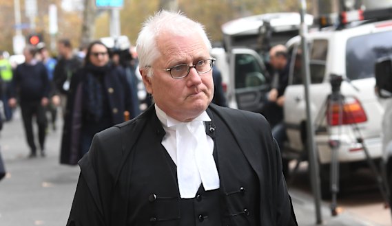 George Pell's lawyer Bret Walker, SC.