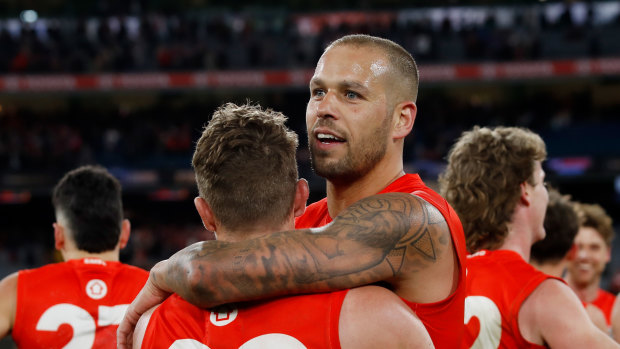 Lance Franklin and the Swans are one win from the grand final.