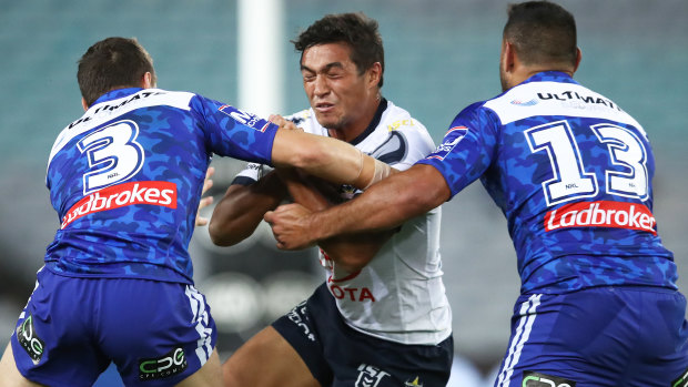 Te Maire Martin suffered a brain bleed in the wake of a match against the Bulldogs in round seven of 2019.