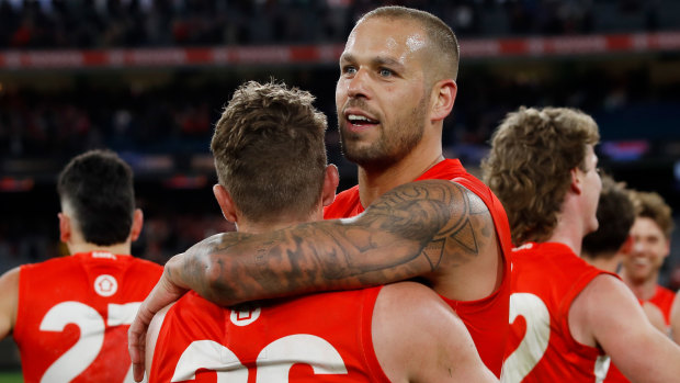 Lance Franklin and the Swans are one win from the grand final.