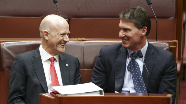 Crossbench Senators David Leyonhjelm and Cory Bernardi have an alliance together.