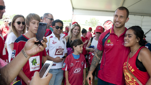 King of the kids: few Wallabies have polarised fans as much as Quade Cooper.