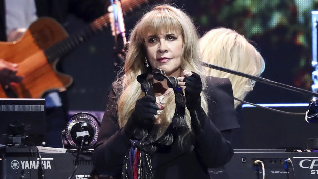 Stevie Nicks becomes the first woman to be inducted twice.