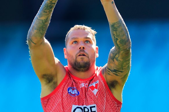 Lance Franklin has been sidelined after knee surgery.
