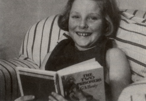 Fay Weldon aged eight.