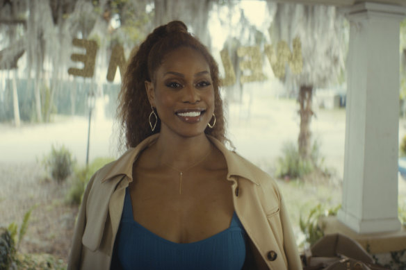 Laverne Cox as Desiree in the comedy Clean Slate.