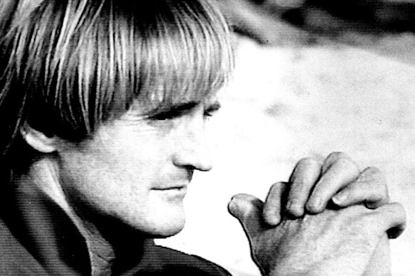 Paul Hayward after being released from prison for drug smuggling in 1989.