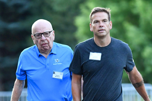 The activist investor’s push comes a month after Rupert Murdoch announced he was standing down as chairman of both News Corp and Fox, handing over the reins to son Lachlan.