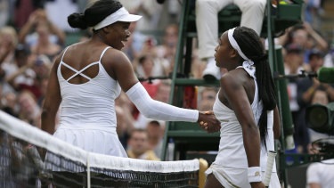 Cori Gauff caused one of the biggest shocks, defeating Venus Williams 6-4, 6-4.