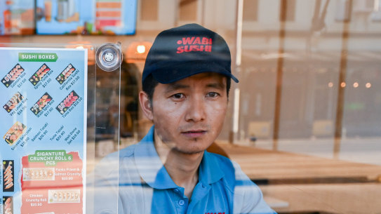 Dagelbu Sherpa at his Bridge Road in Richmond.