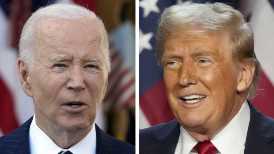 Joe Biden and Donald Trump.