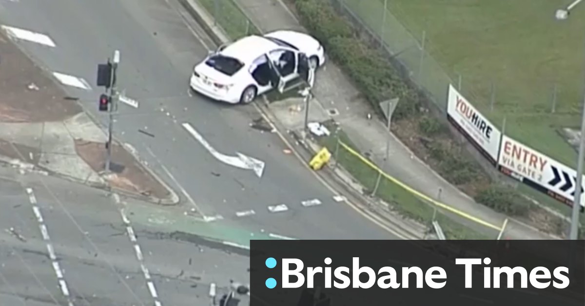 Police hunt for driver after crash kills passenger in Brisbane’s south-west