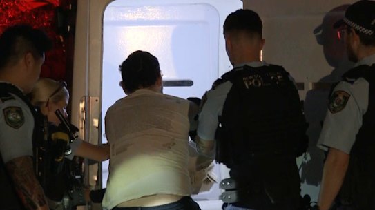 A man has been arrested after a woman aged in her 90s died at a Bondi home.