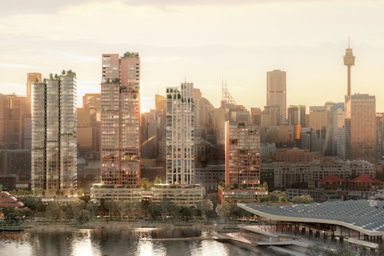 The Blackwattle Bay precinct west of Sydney’s business district will gain more than 7000 new homes.