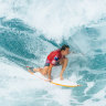 Wilson stays in contention for world title tilt at Pipe Masters