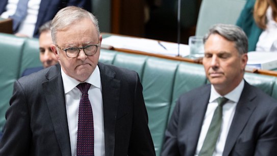As the year nears its end, is his team running out of steam? Prime Minister Anthony Albanese and his deputy, Richard Marles.