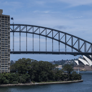 Blues Point Tower at McMahons Point.