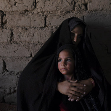 Farzana with her mother Zarmina, who opposed her daughter’s marriage.