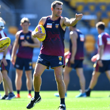 Hodge at training in September.