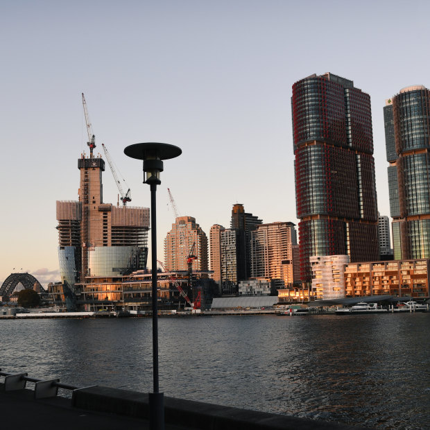 Barangaroo in Sydney is one of Lendlease's biggest projects.