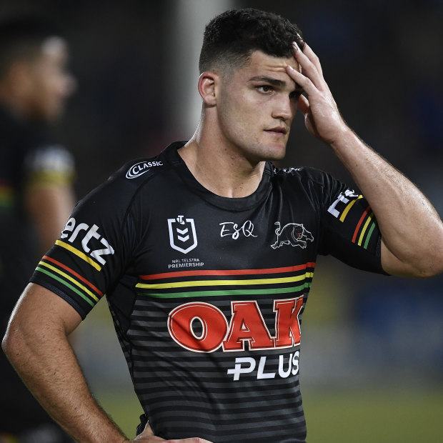 Nathan Cleary during darker times in 2019.