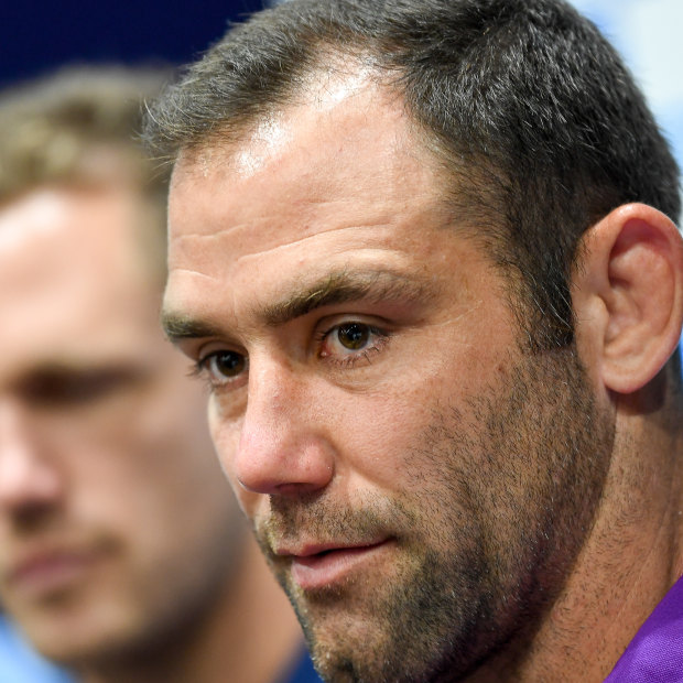 Lone burden: A lot rides on Melbourne Storm captain Cameron Smith in the absence of Billy Slater.