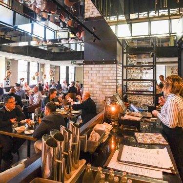 Sydney Film Festival director Nashen Moodley often takes film directors to Gowings Bar & Grill during the festival due to the atmosphere.