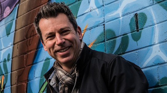 Children's author Aaron Blabey in 2016. 