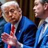 Donald Trump has continued to cause volatility in world markets.