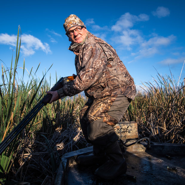 ‘It’s been a long-standing tradition in our family’: duck hunter Glenn Falla.