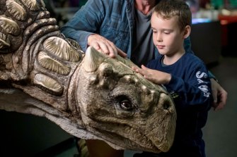 Tactile exhibits are part of a more sensory experience at Australian Museum.