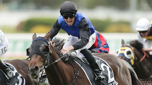 Josh Parr knows the Spring Champion is his as Shadow Hero powers home.