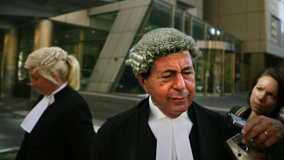 Nicola Gobbo (left) outside court with barrister Con Heliotis, QC, after Tony Mokbel failed to show up for his trial in March 2006. Mokbel went on the run and was arrested in Greece the following year.