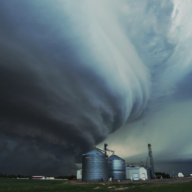 A tornado being called the Imperial Mothership, in Imperial, Nebraska this week.