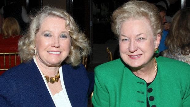 Elizabeth Trump Grau and Maryanne Trump Barry, who has retired as a judge.