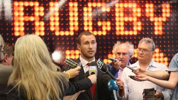 Quade Cooper speaks after accepting a fine and reprimand for his "toxic" comments.