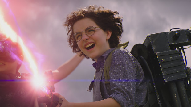 She ain’t afraid of no ghost: Mckenna Grace in Ghostbusters: Afterlife.