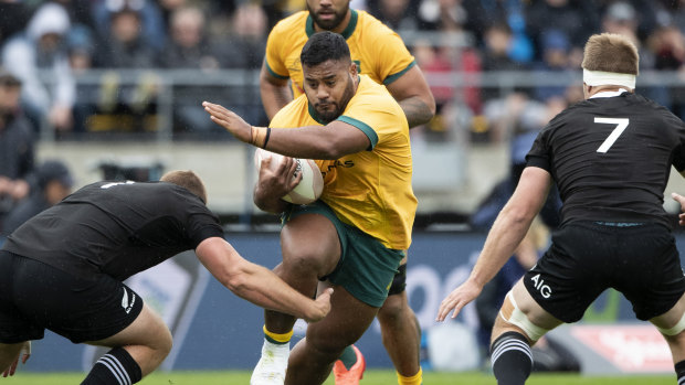 Taniela Tupou was one of the Wallabies' best in the first Bledisloe Test.