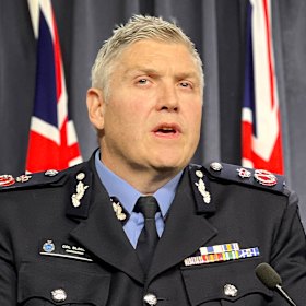 WA Police Commissioner Col Blanch.