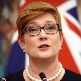 Australian Foreign Minister Marise Payne.