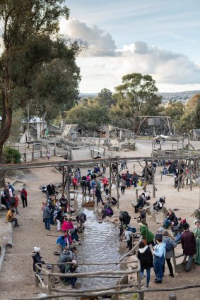 Sovereign Hill's gold diggings area will be revitalised as part of the works.