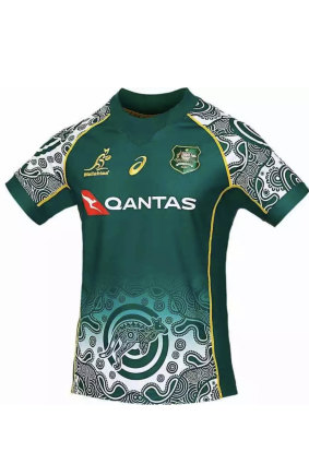 The 2020 Wallabies First Nations jersey.