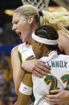 Lauren Jackson playing for the Seattle Storm in 2004.