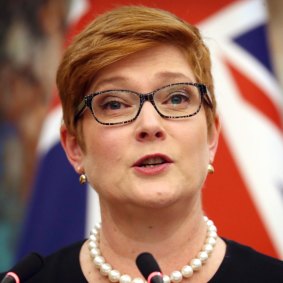 Australian Foreign Minister Marise Payne.