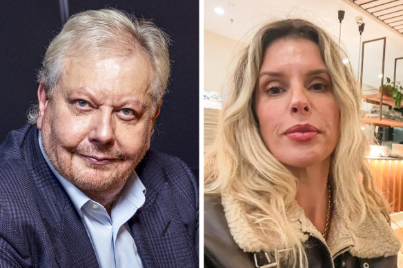WiseTech Global founder Richard White and former employee Caroline Heidemann.