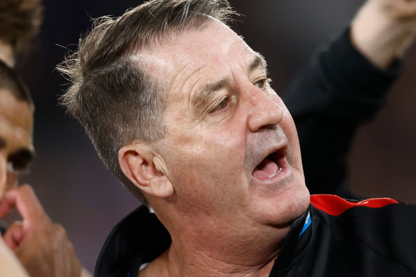 Ross Lyon wants early composure from the Saints against Port Adelaide.